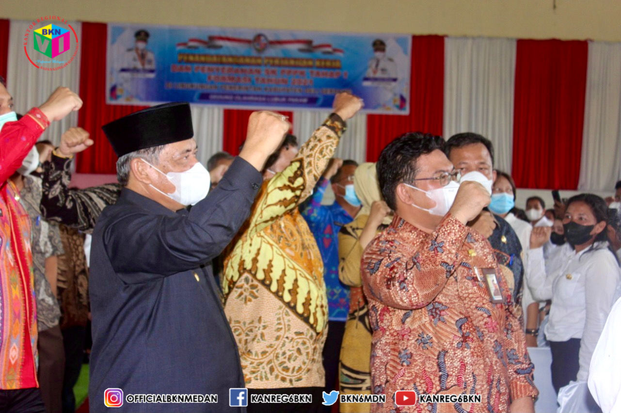 BKN Medan Telah Serahkan Pertek NIP dan NI PPPK di Beberapa Wilayah di Sumatera Utara