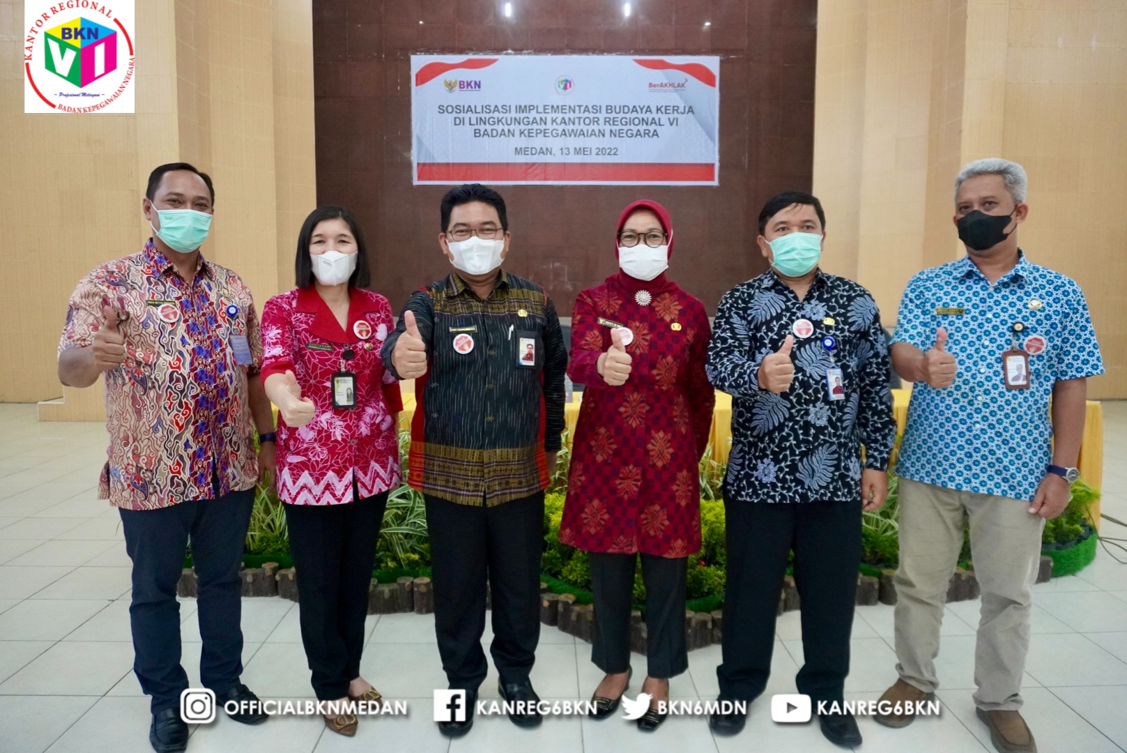 PATEN Jadi Budaya Kerja Kantor Regional VI BKN Medan