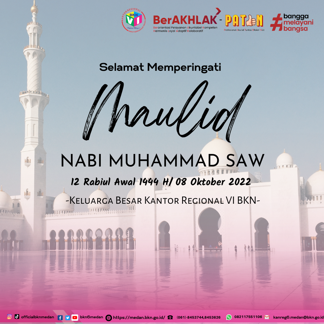 Maulid Nabi Muhammad SAW, 12 Rabiul Awal 1444 H