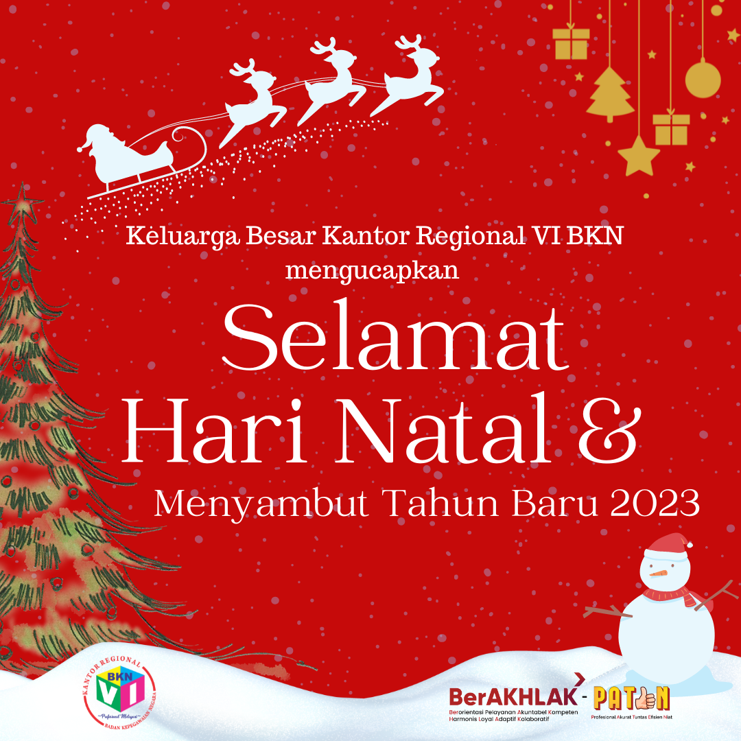 Selamat Hari Natal dan Menyambut Tahun Baru 2023