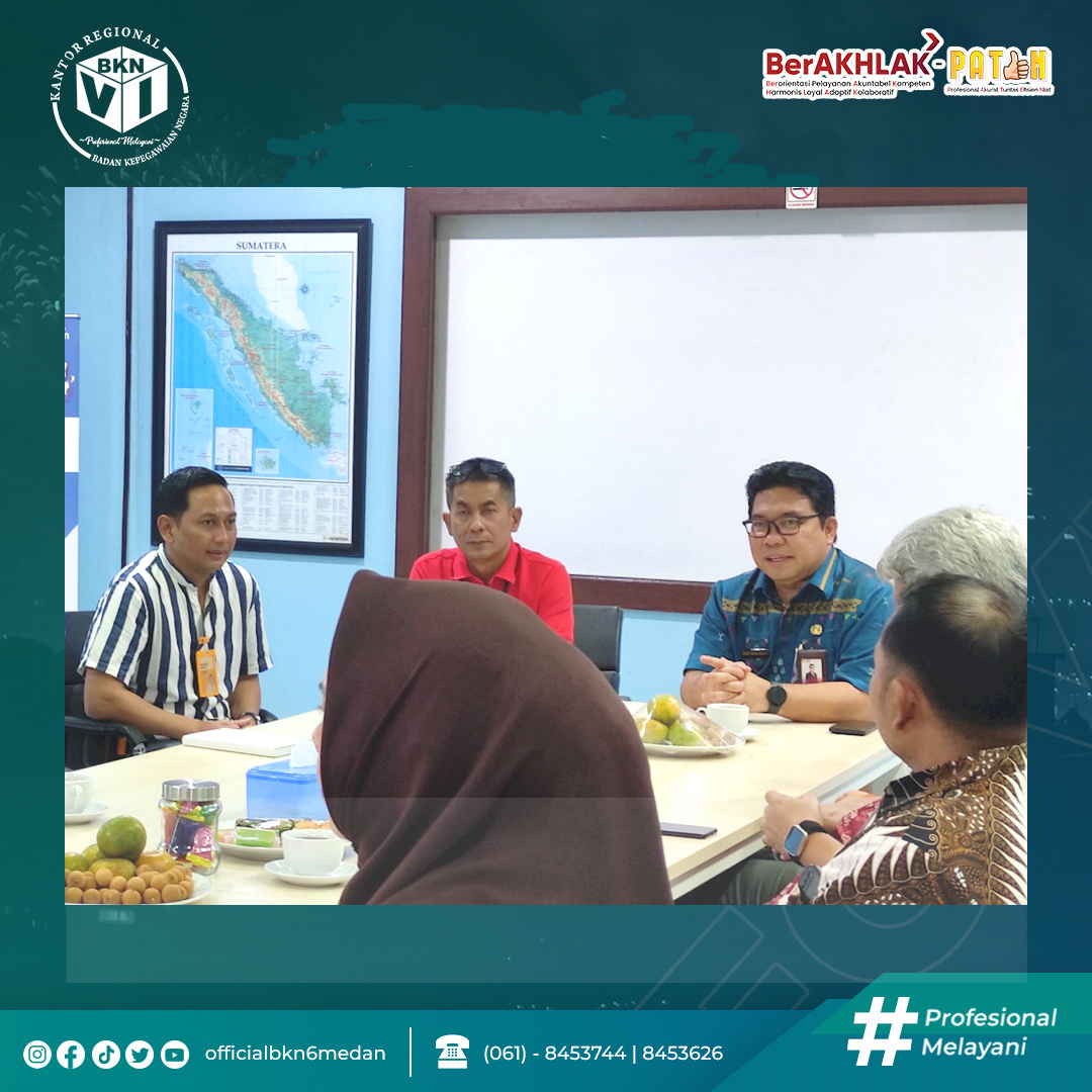 Sharing Session dan Penguatan Kolaborasi antara Kantor Regional VI BKN, PT Taspen (Persero), dan PT Bank Mandiri Taspen (PT Bank Mantap) dalam Proses Layanan Pensiun