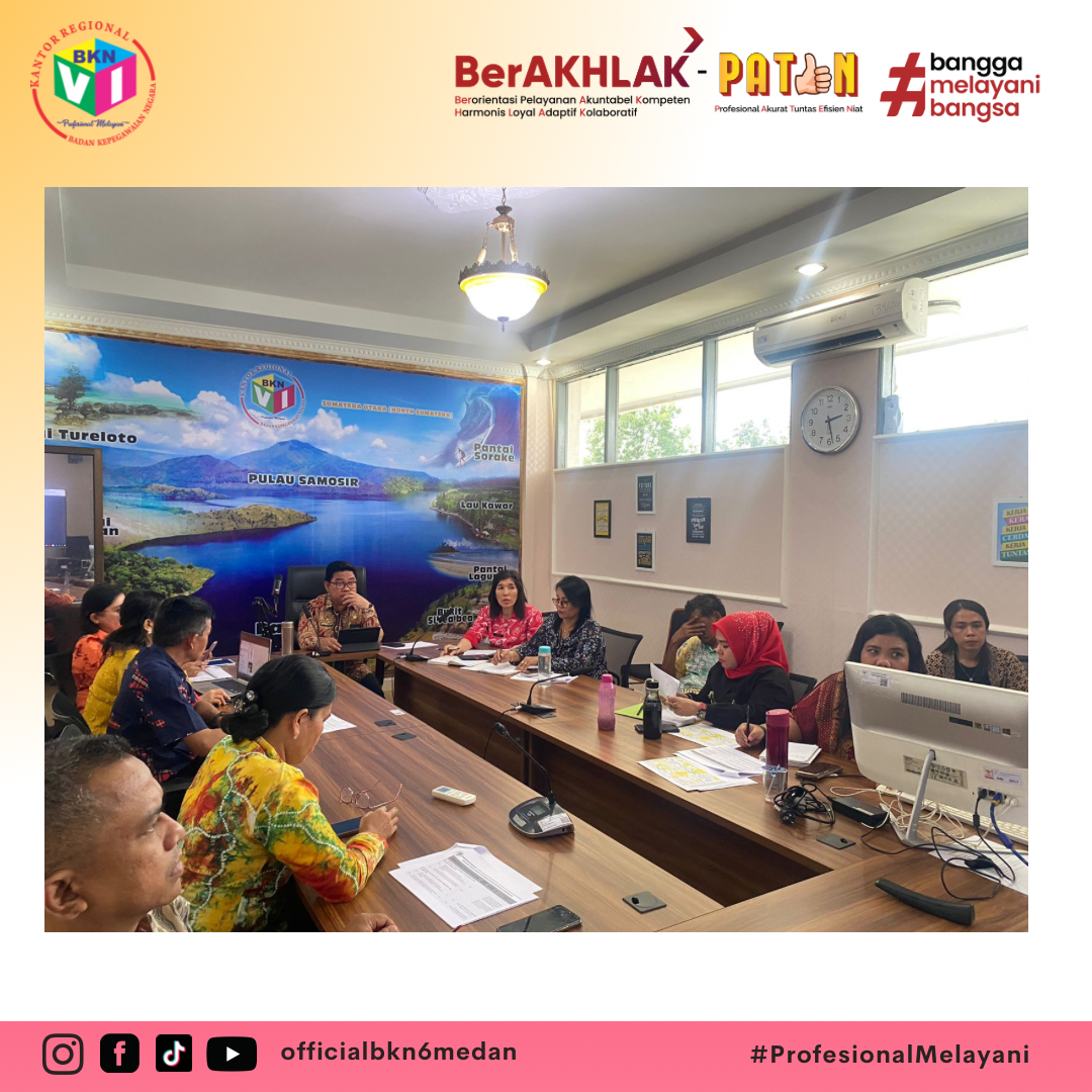 Rapat Evaluasi Capaian Kinerja Semester I Tahun 2023 dan Rencana Capaian Kinerja Semester II Tahun 2023 Bidang Pengembangan dan Supervisi Kepegawaian