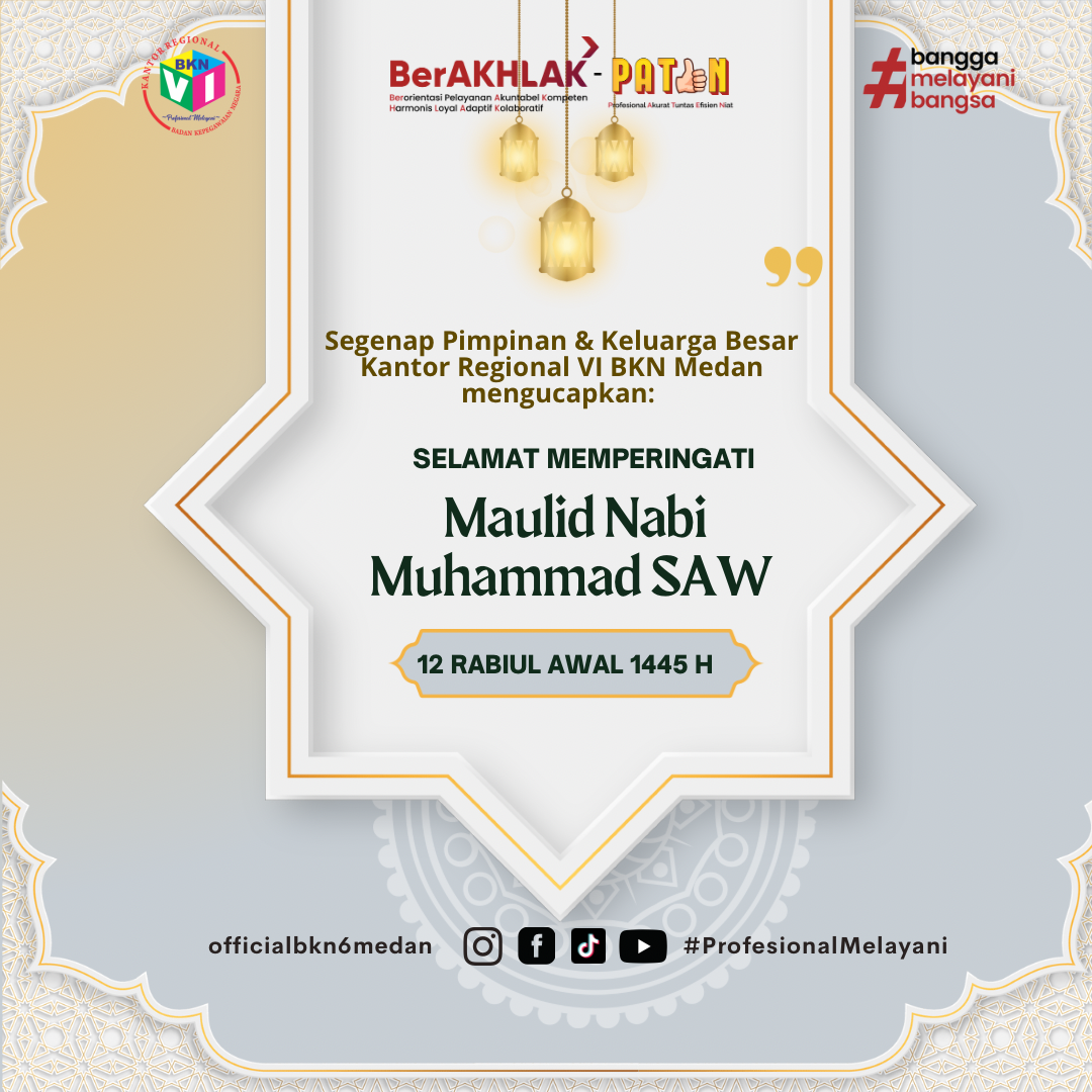 Maulid Nabi Muhammad SAW 1445 H