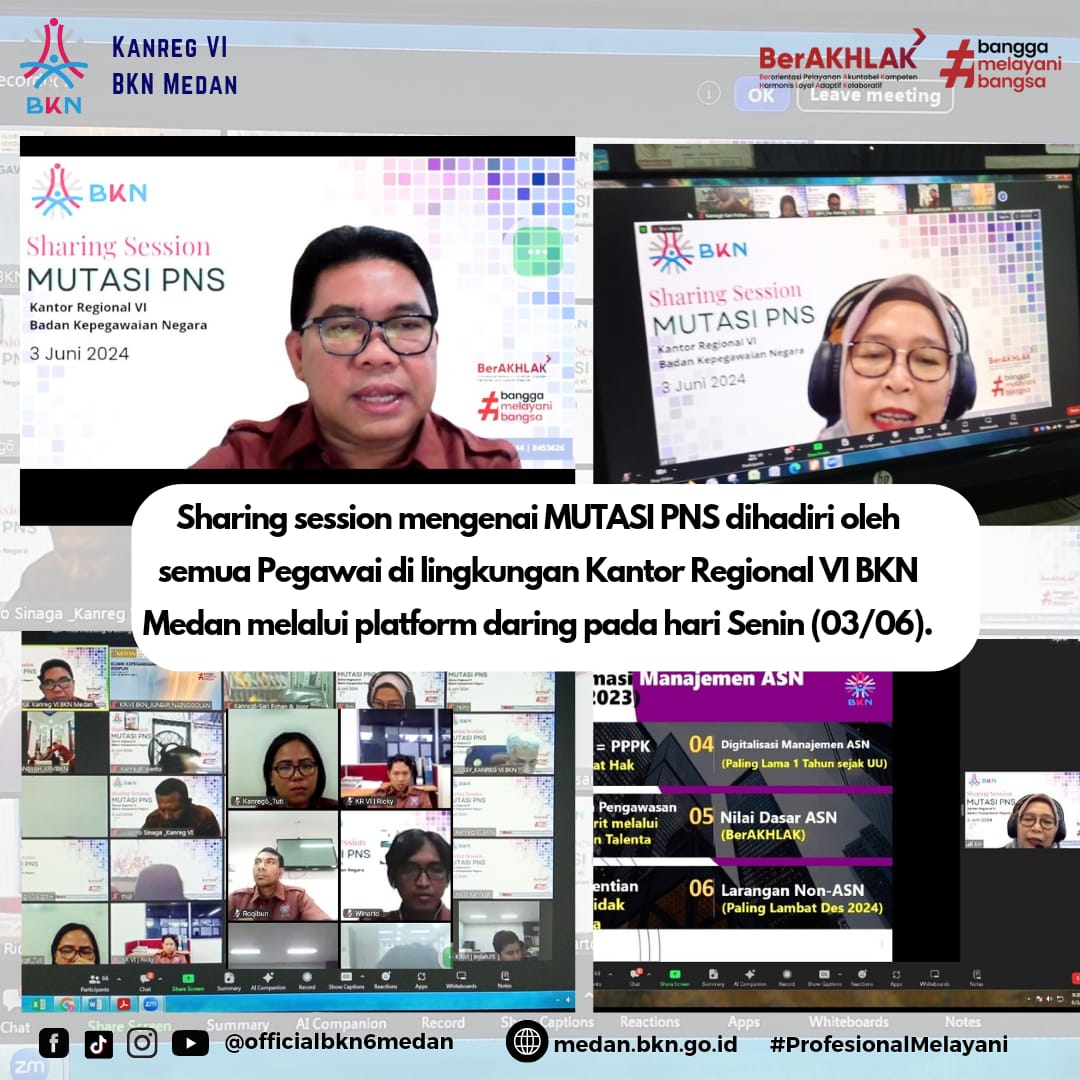 Sharing Session Mutasi PNS